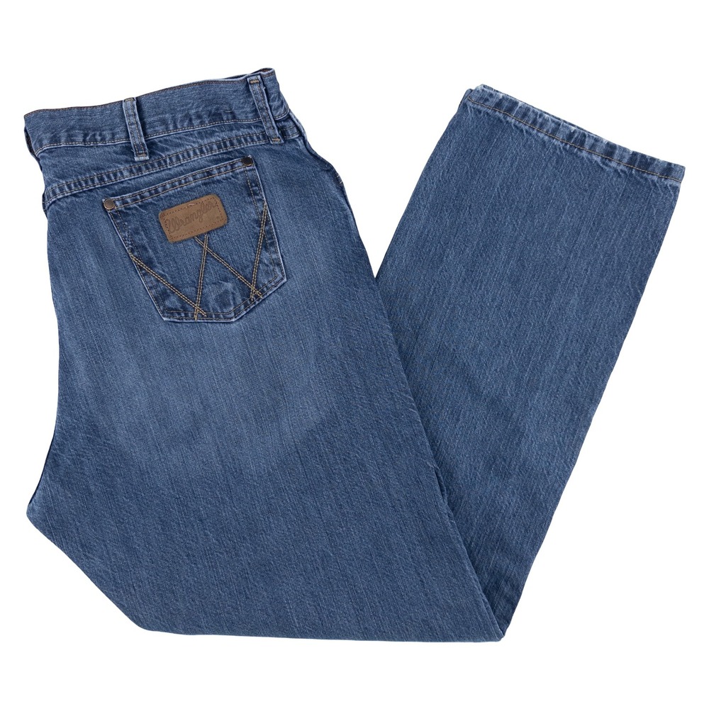 Wrangler‎ Mens 40x32 Retro Relaxed Bootcut Jeans Blue Denim Cowboy Rodeo Western